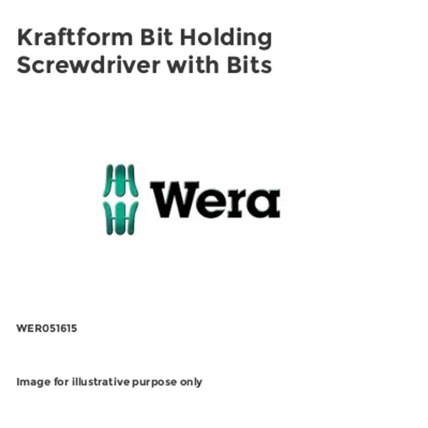 Kraftform Bit Holding Screwdriver with Bits