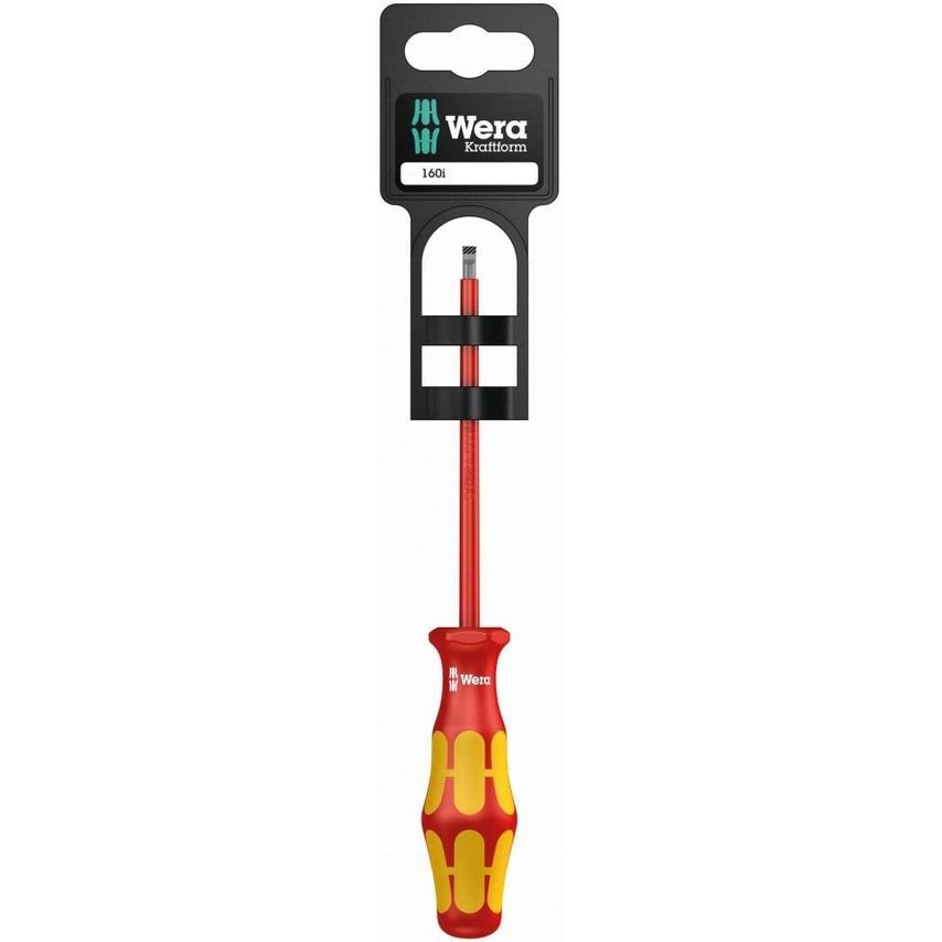 Kraftform Plus 160i VDE Insulated Screwdriver Slotted Tip 5.5 x 125mm