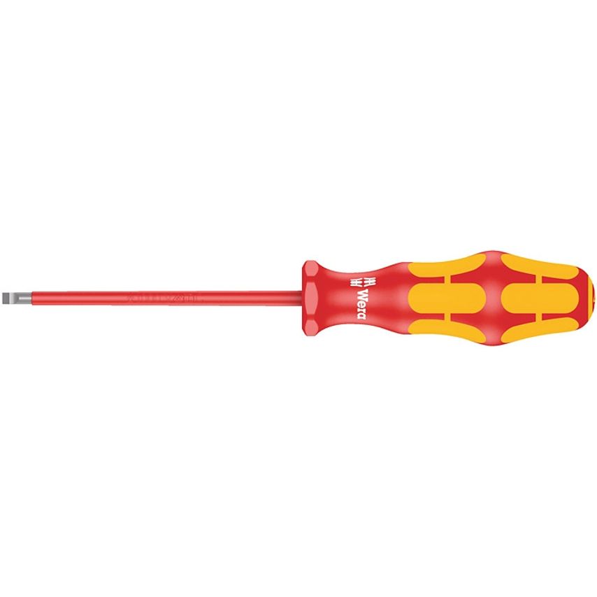 Kraftform Plus 160i VDE Insulated Screwdriver Slotted Tip 6.5 x 150mm WER006125
