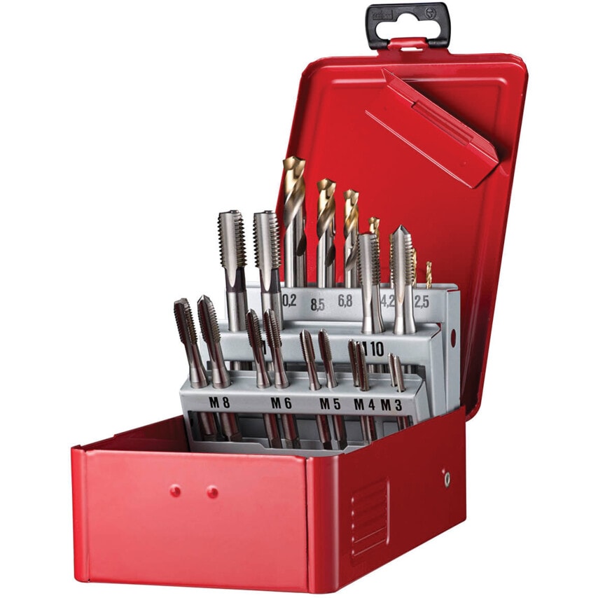 L115 100 HSS 21-PC Coarse Tap & Stub Drill Set