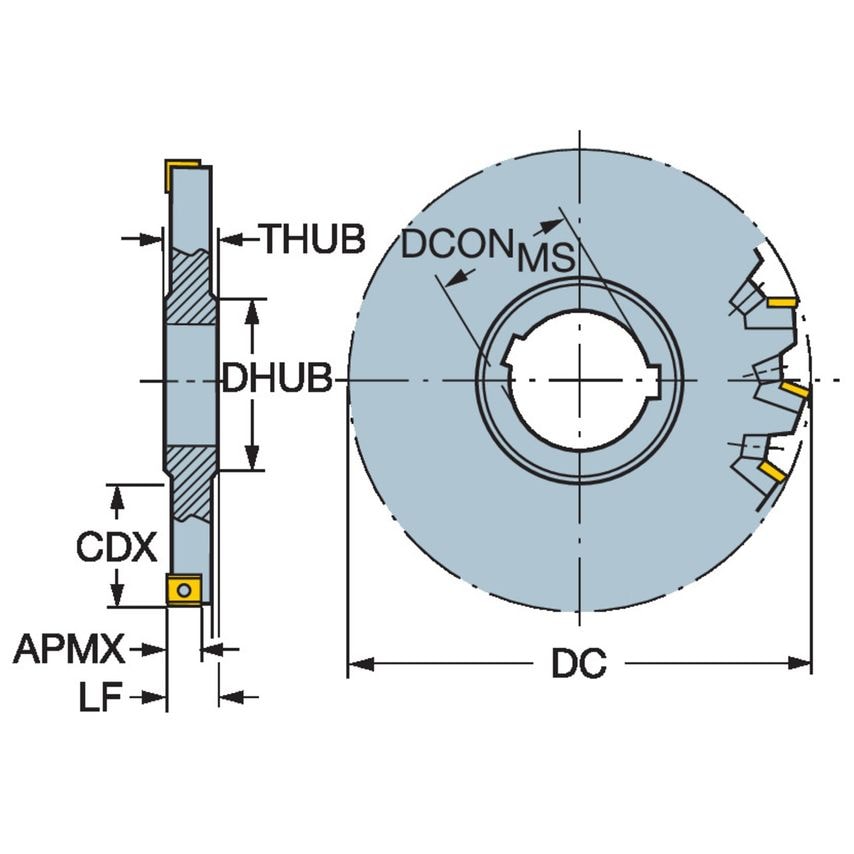 L331.52-200S50MM Face Mill