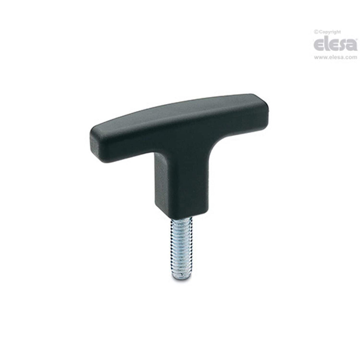 L652 T-Handles Technopolymer Threaded stud L.652/40 p-M5x16-C9