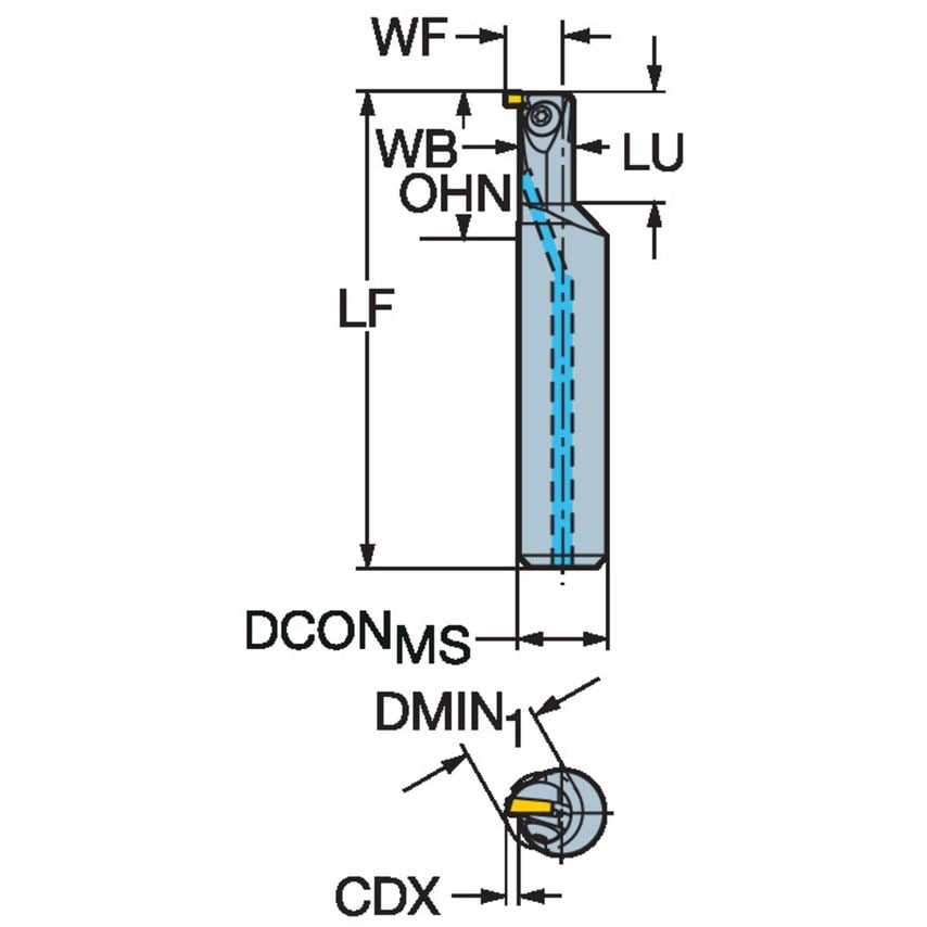 LAG151.32-16M15-25 Boring Bar