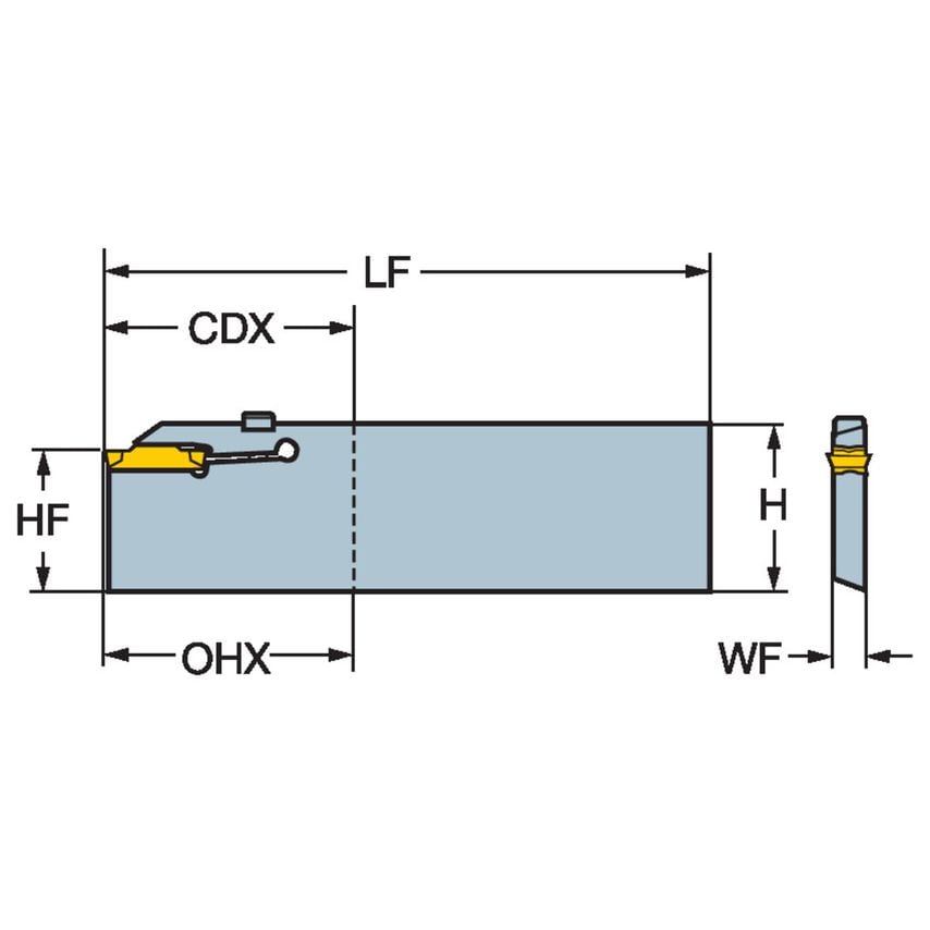 LF123M120-93B1 CoroCut Blade for Parting