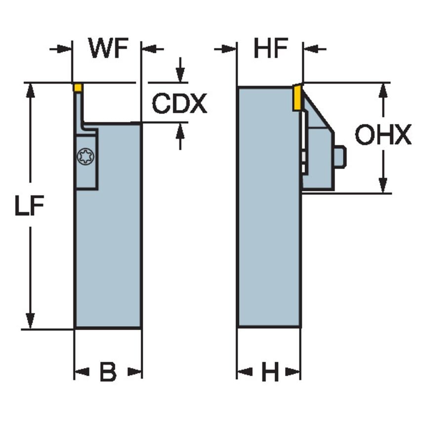LF150.23-3244M-0635C Tool Holder
