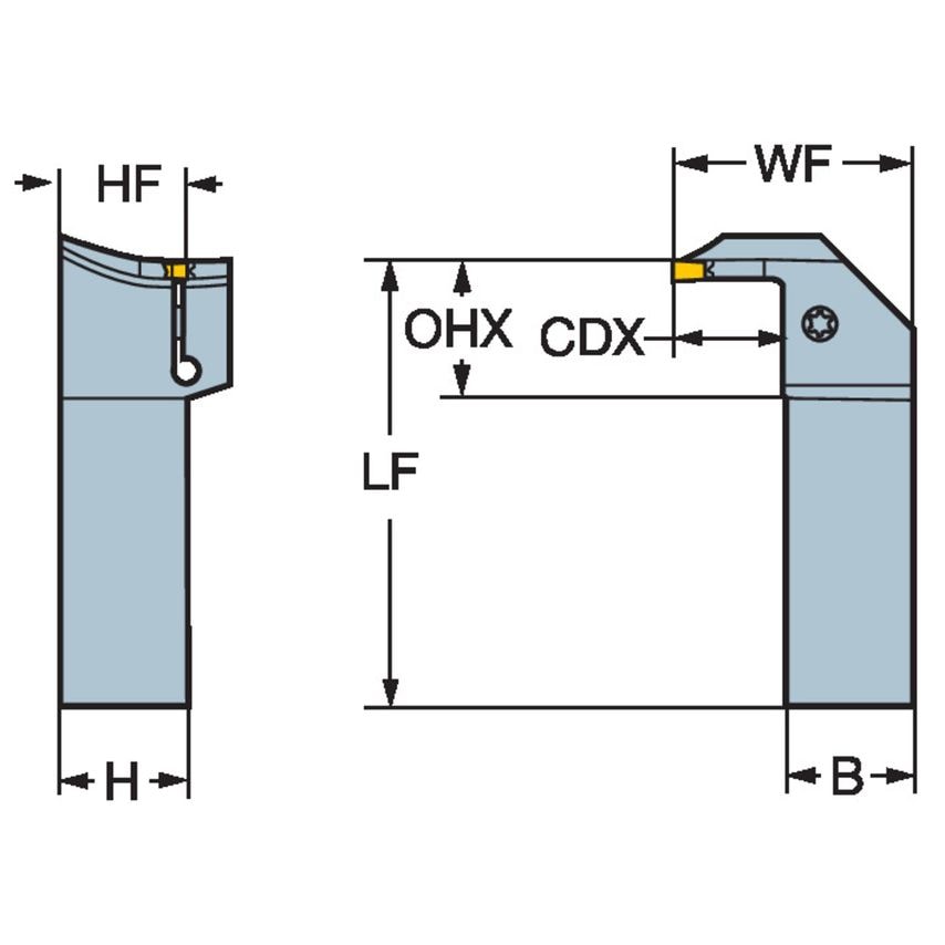LG123H202525B132BM Toolholder