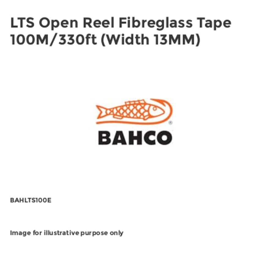 LTS Open Reel Fibreglass Tape 100M/330ft (Width 13MM)