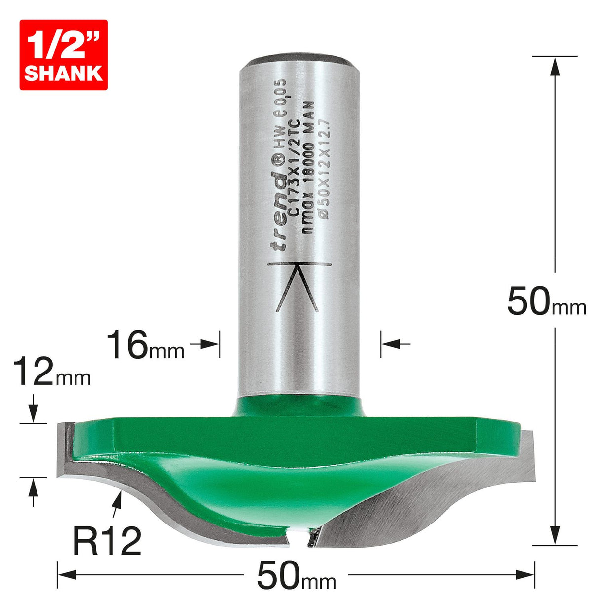 Large Panel Raiser Radius 12mm