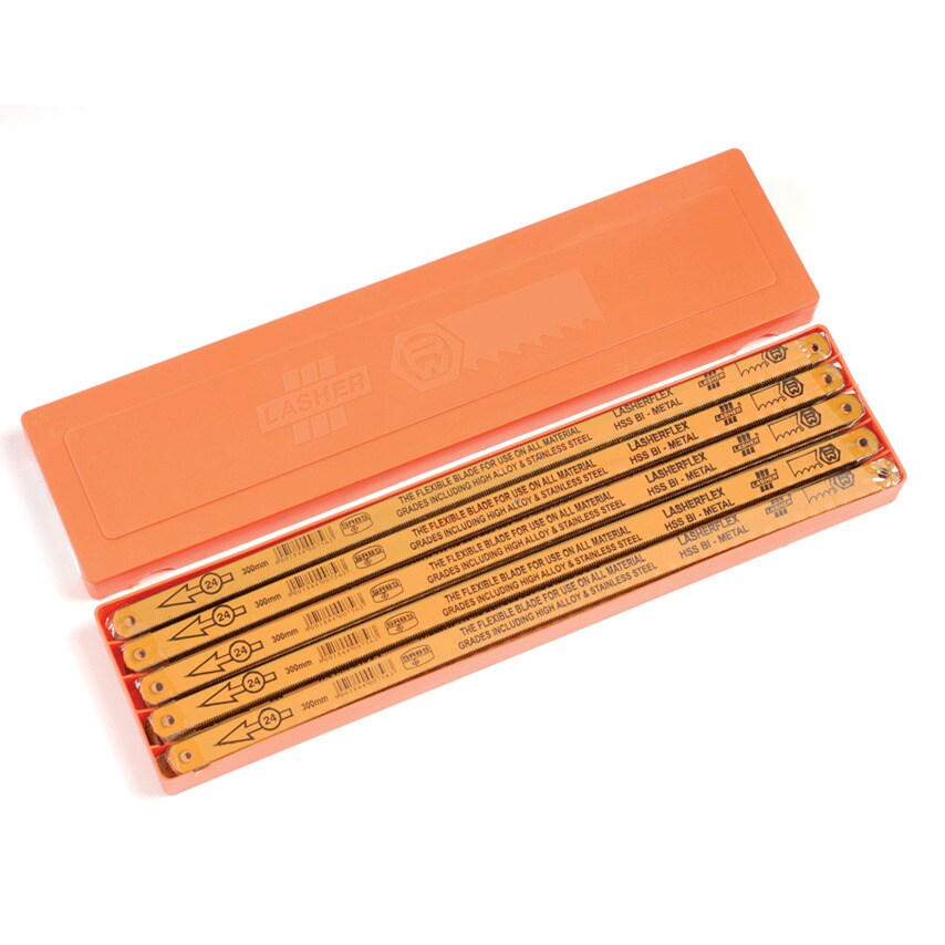 Lasherflex Hacksaw Blades - Bi-Metal 300 x 18 TPI Orange