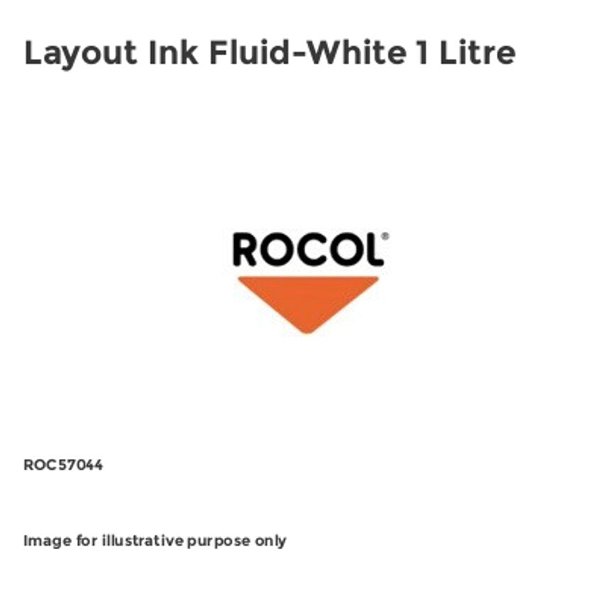 Layout Ink Fluid-White 1 Litre
