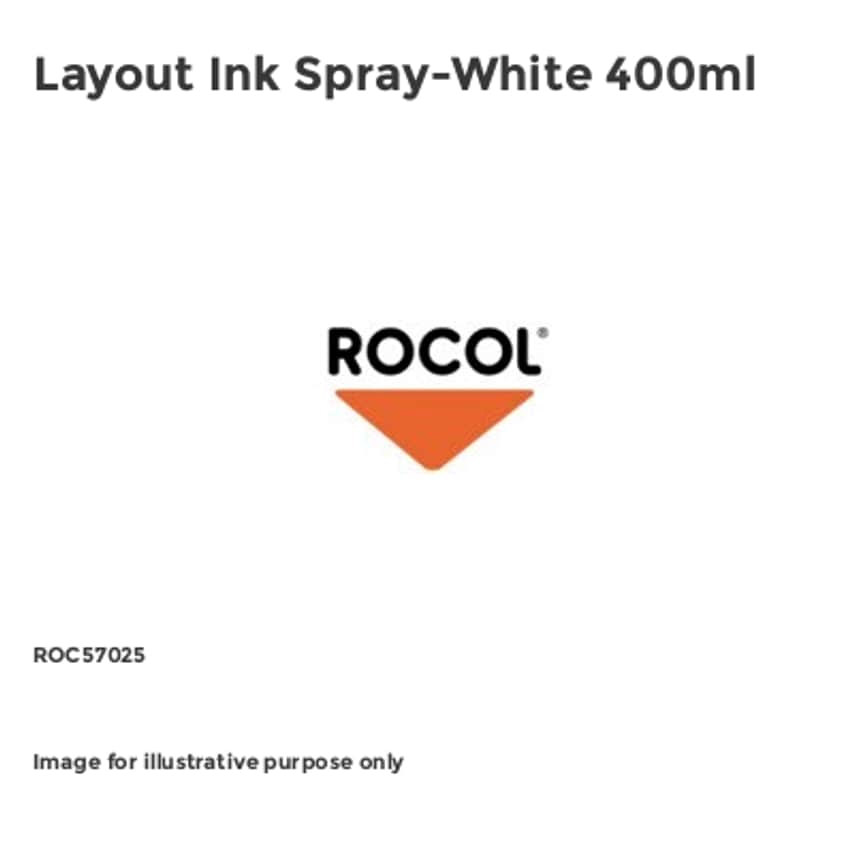 Layout Ink Spray-White 400ml ROC57025
