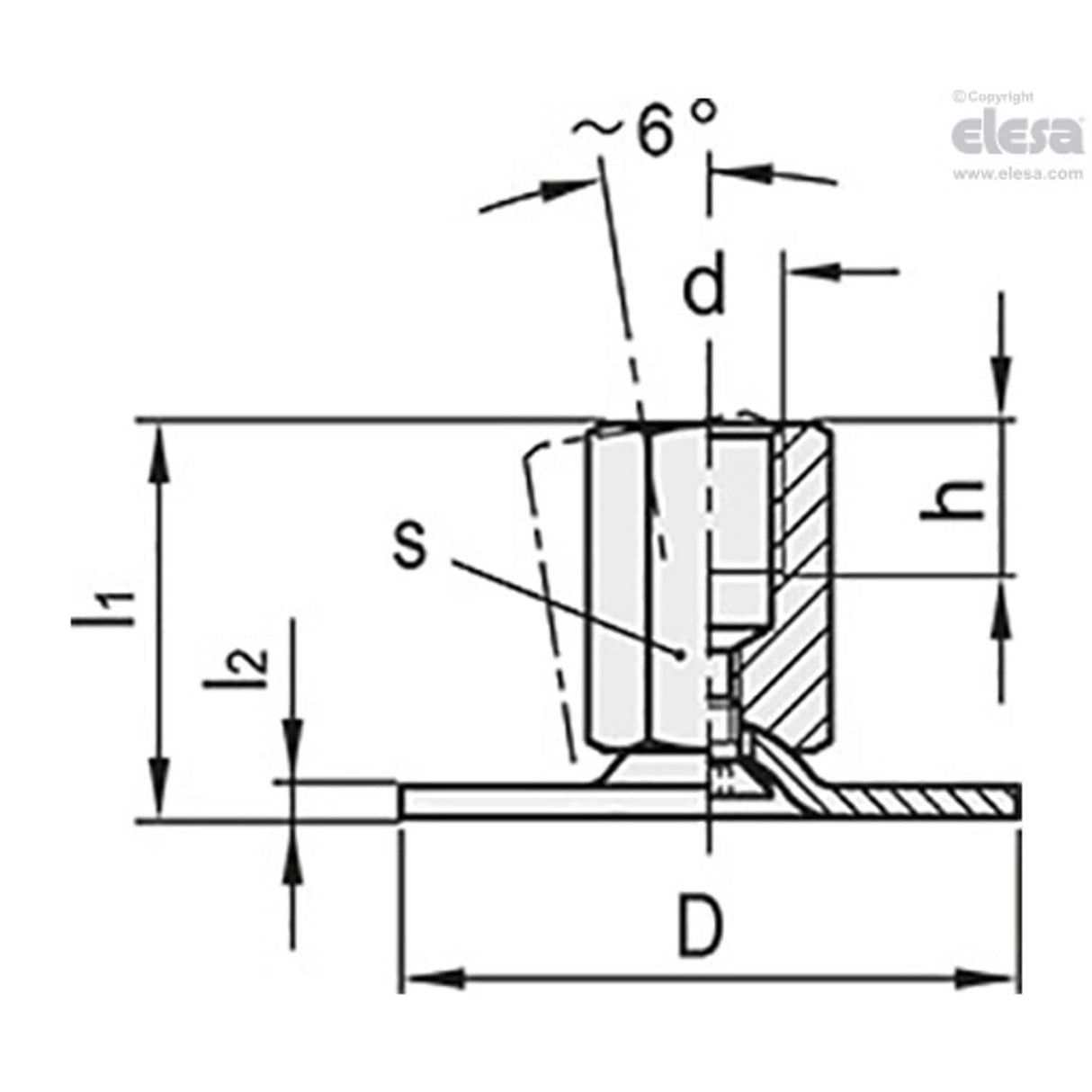 Levelling feet-LMP.60-SST-M10