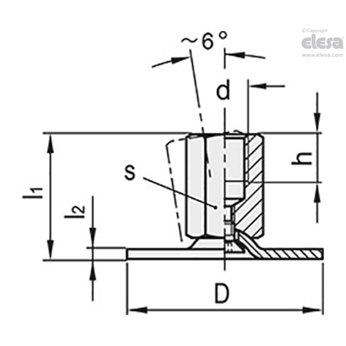 Levelling feet-LMP.60-SST-M8