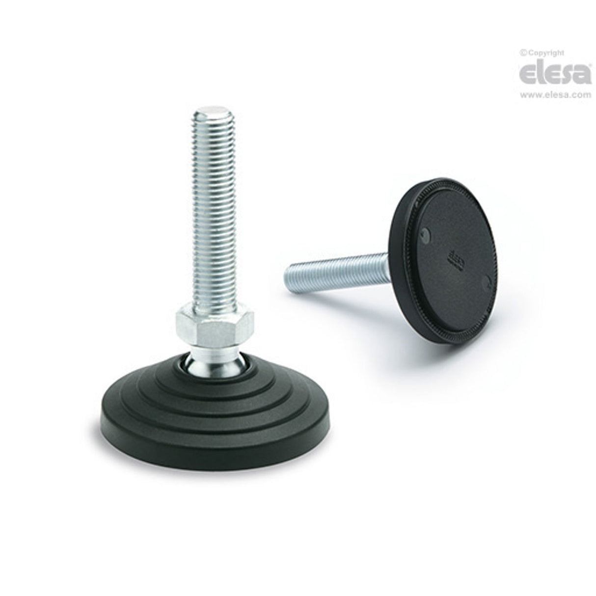 Levelling feet-LV.A-125-24-AS-M24x158