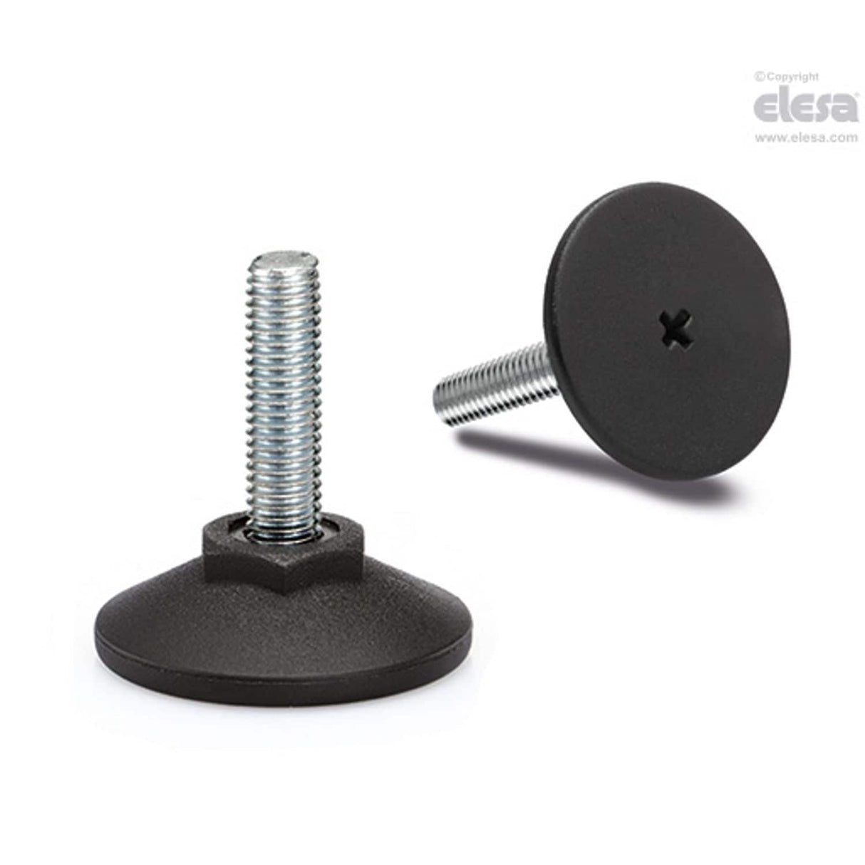 Levelling feet-LX.40-SW17-M12x52-S