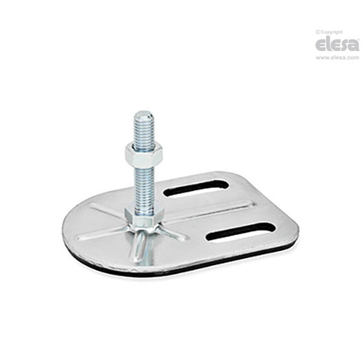 Levelling feet, ground mounting-LMD.F-2SL-80-M8x40-TV