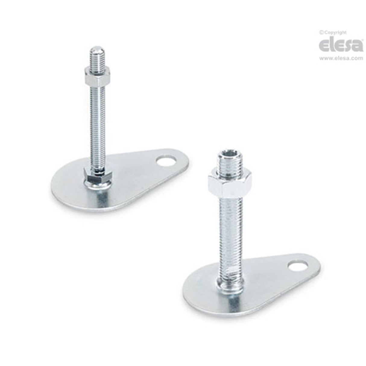 Levelling feet, ground mounting-LMP.F-50-M10x50