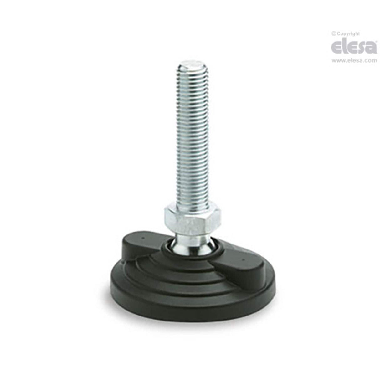 Levelling feet, ground mounting-LV.F-100-PP-24-SST-M20x158