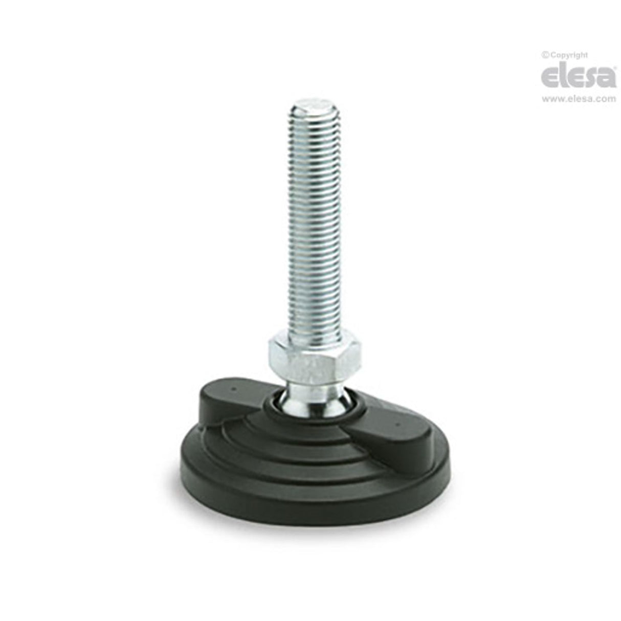 Levelling feet, ground mounting-LV.F-100-PP-24-SST-M24x98