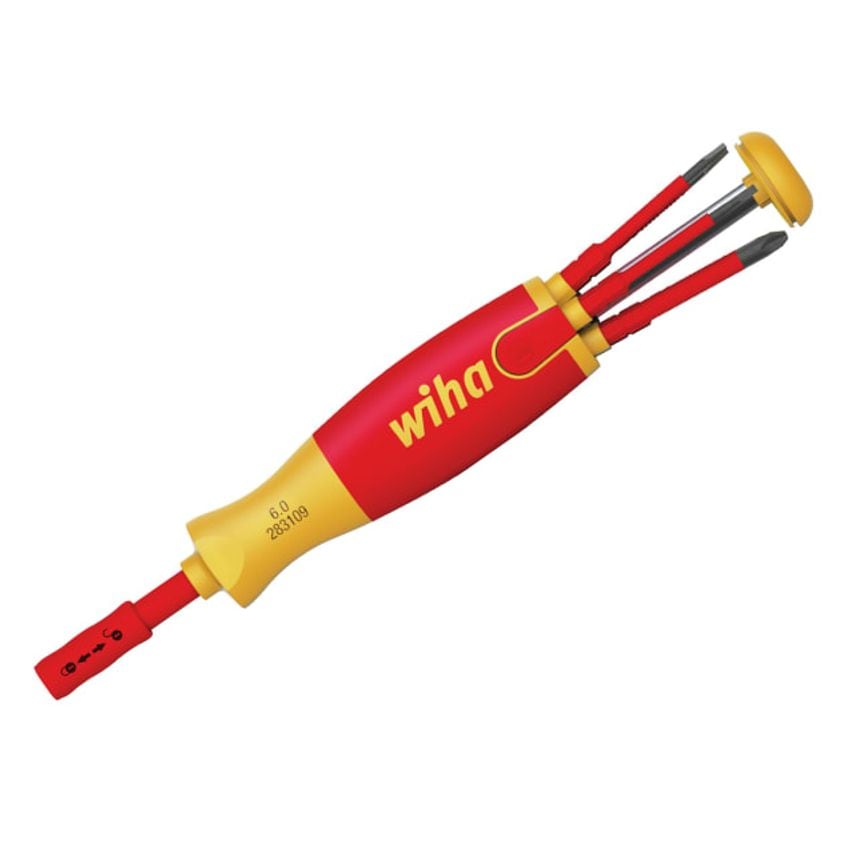 LiftUp Electric Bit Magazine SL/PH Screwdriver Set, 6 Piece