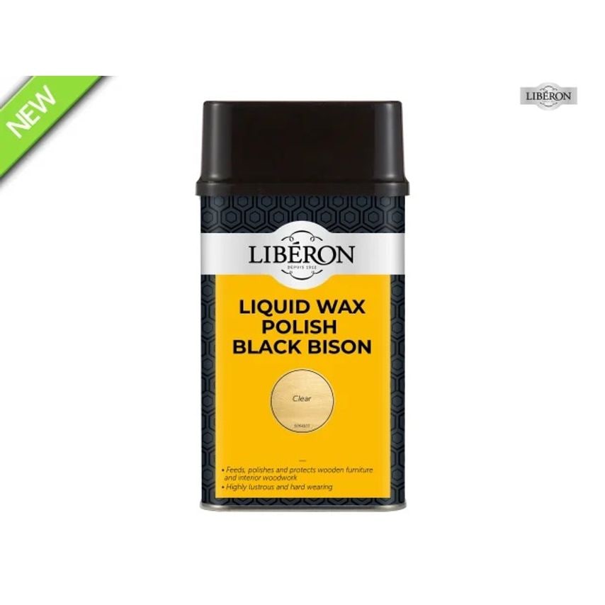 Liquid Wax Polish Black Bison Clear 500ml