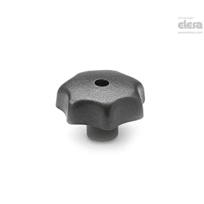 Lobe knob-DIN 6336-GG-63-M10-D
