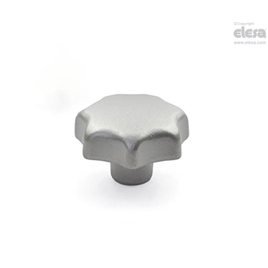 Lobe knob-DIN 6336-NI-50-M8-E
