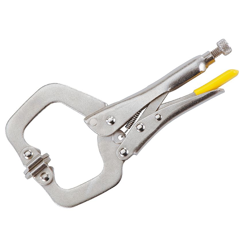 Locking C-Clamp with Swivel Tips 170mm STA084815
