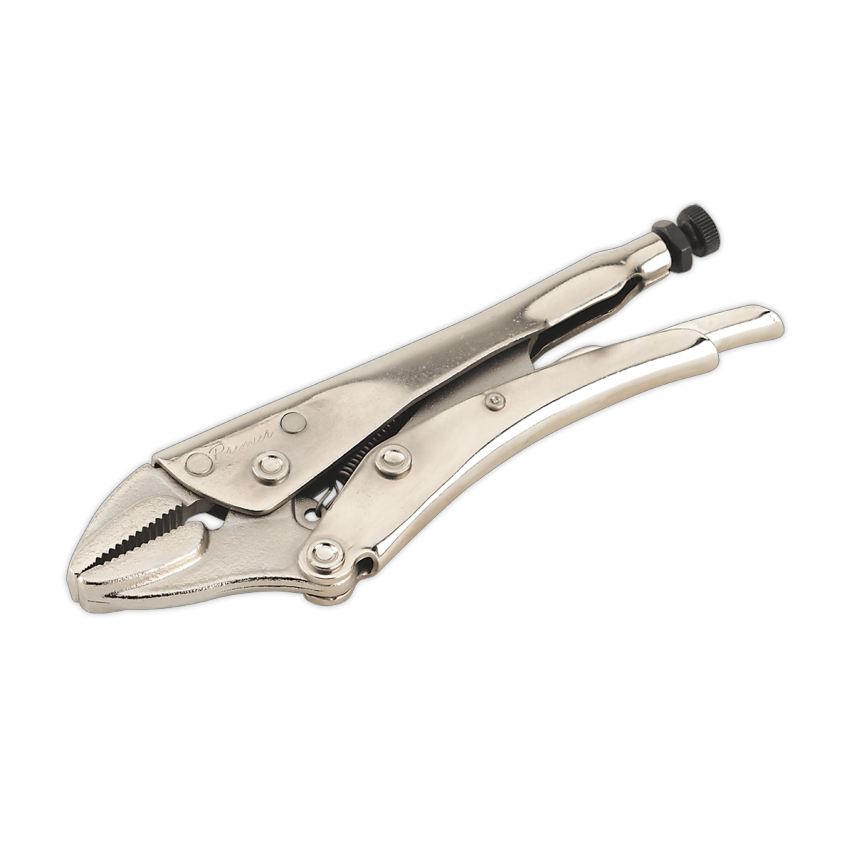 Locking Pliers Straight Jaws 185mm 0-30mm Capacity