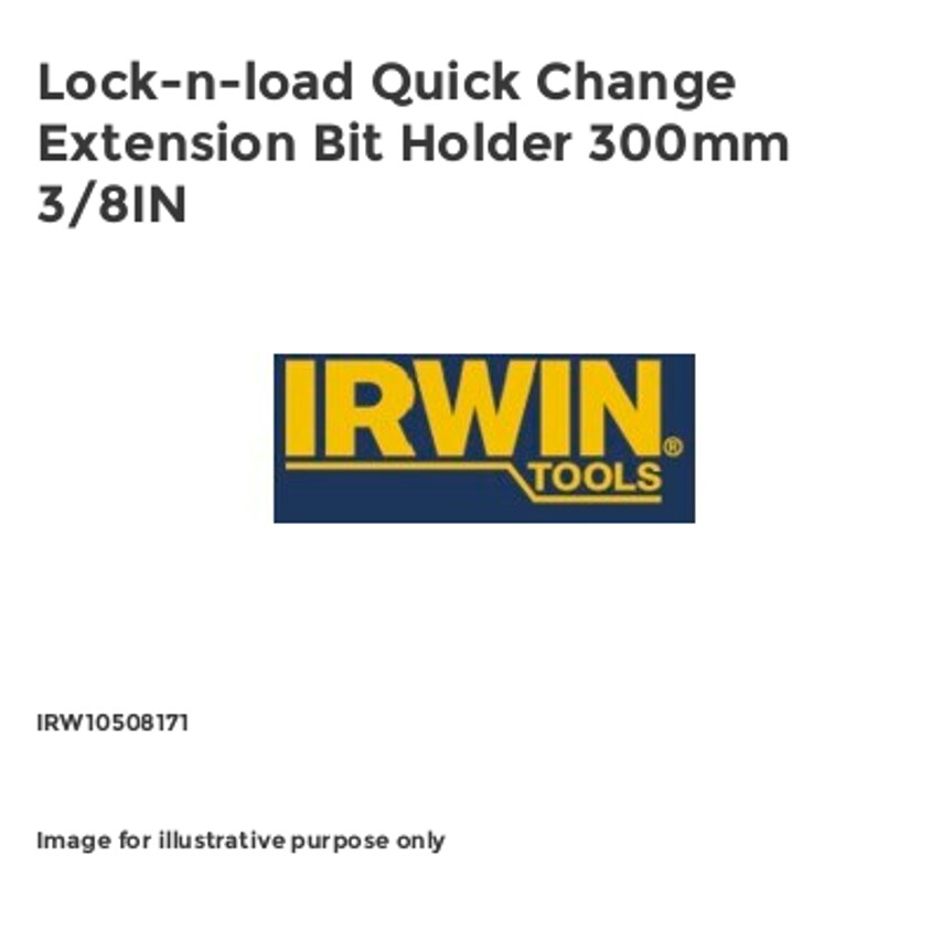 Lock-n-load Quick Change Extension Bit Holder 300mm 3/8IN