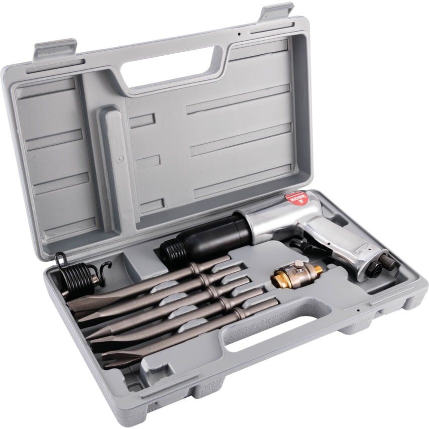 Long Air Hammer and Chisel Kit