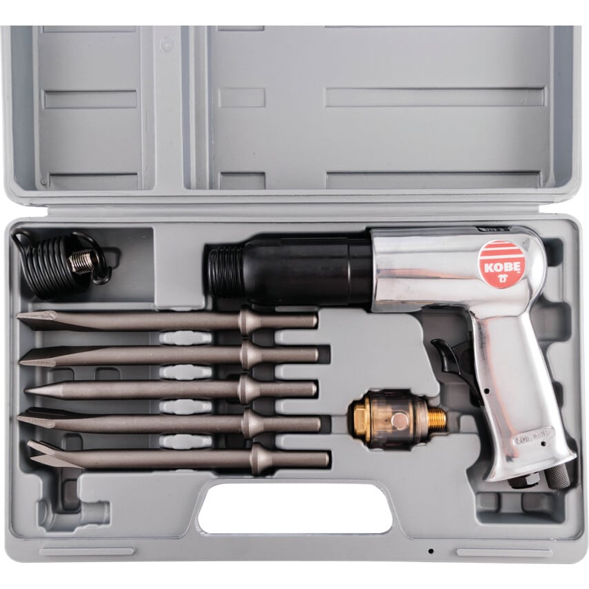 Long Air Hammer and Chisel Kit