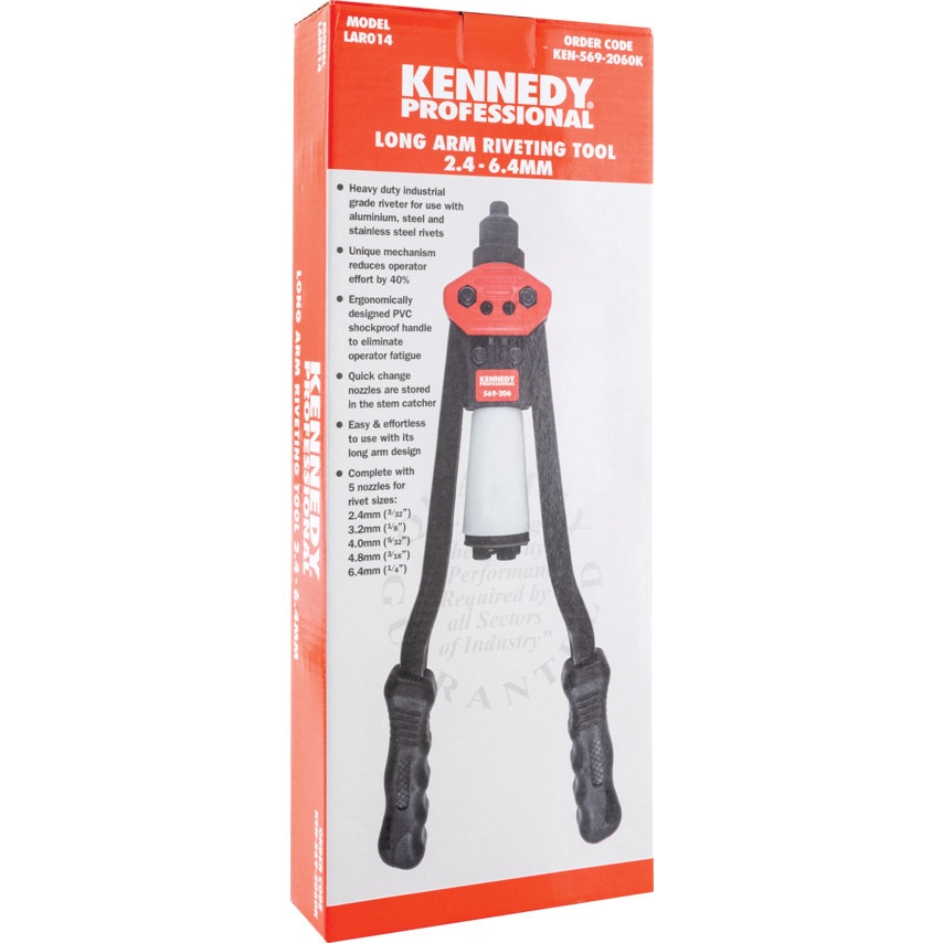 Long Arm Riveting Tool 2.4-6.4mm