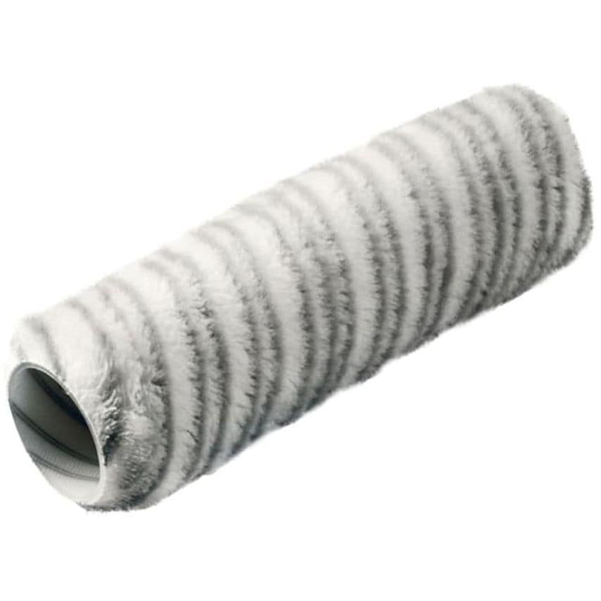 Long Pile Silver Stripe Sleeve 230 x 38mm - 9 x 1.1/2"