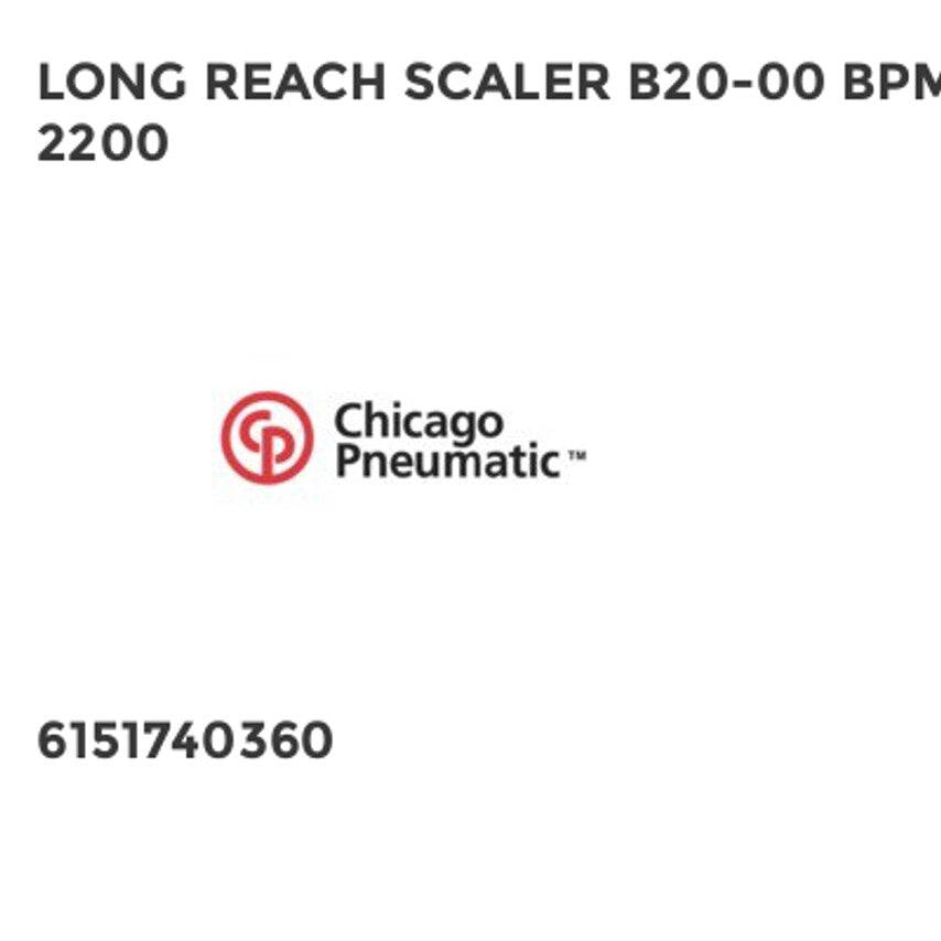 Long Reach Scaler B20-00 BPM 2200