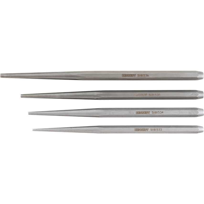 Long Taper Punch Set (4 Piece)