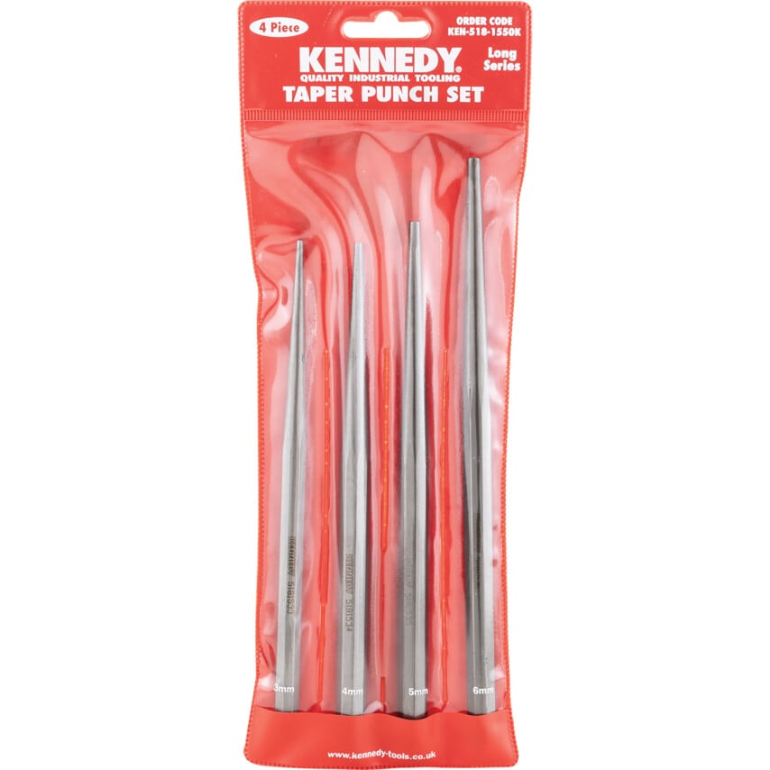 Long Taper Punch Set (4 Piece)