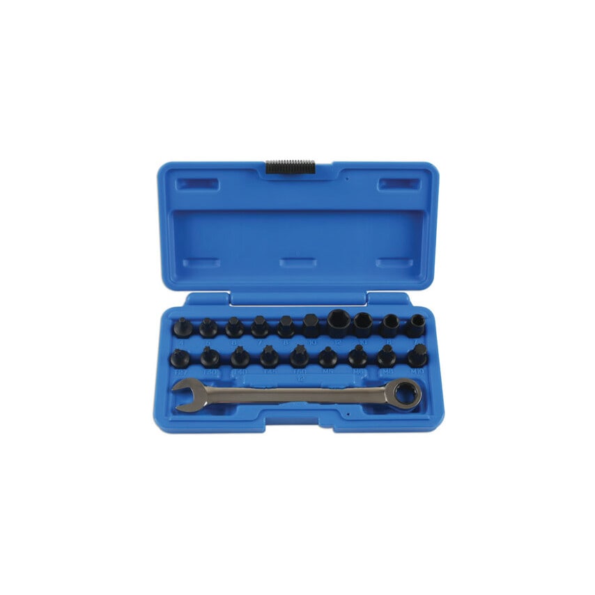 Low Profile Bit Set 1/4"D 20 Piece