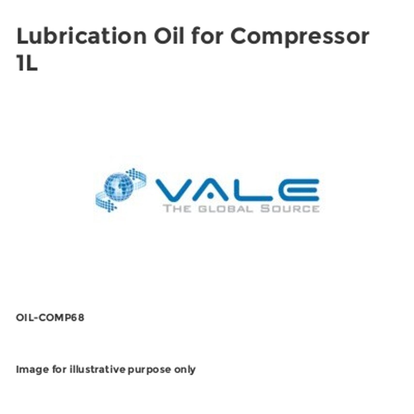 Lubrication Oil for Compressor 1L
