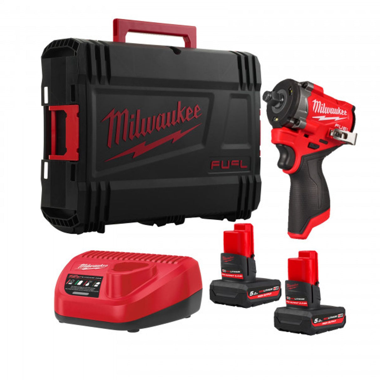M12 Fuel Brushless 3rd Gen. 1/2in. Compact Impact Wrench with Friction Ring Kit - 4933493456