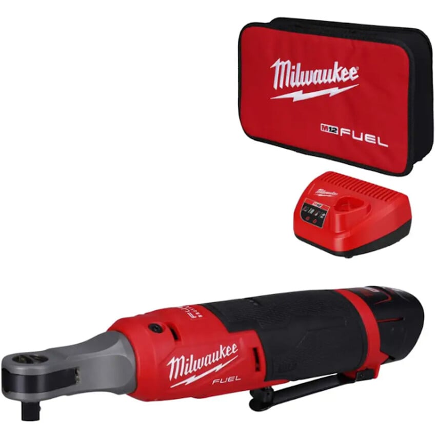 M12 Fuel High Speed Ratchet 3/8 Kit (1x2.0AH Battery)