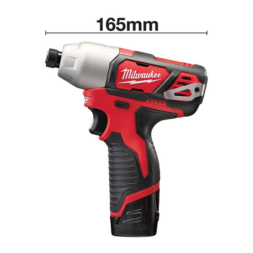 M12 SUB Compact Impact Driver 2X 2.0AH Batteries, Charger, Bmc