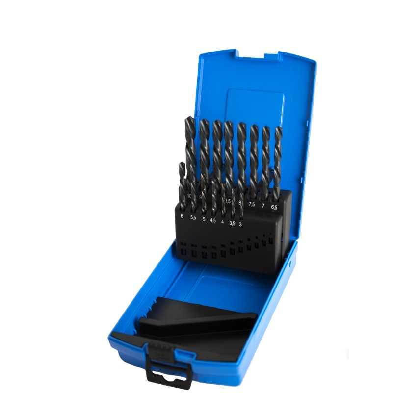 M15 HSS DIN338 L/H Drill Set 3.0MM - 10.0MM X 0.5MM