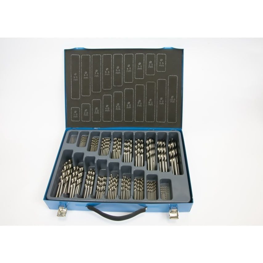 M170 HSS DIN338 BF Drill Set 1.0MM - 10.0MM X 0.5MM