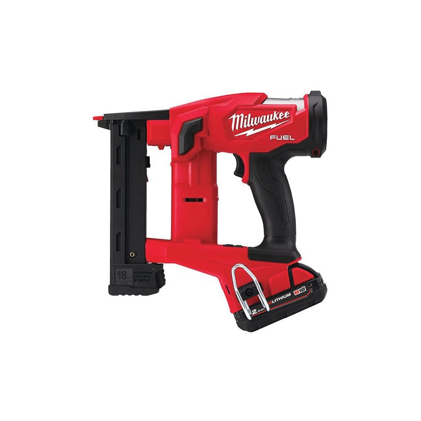 M18 Fuel Narrow Crown Stapler Kit (2x2.0AH Batteries)