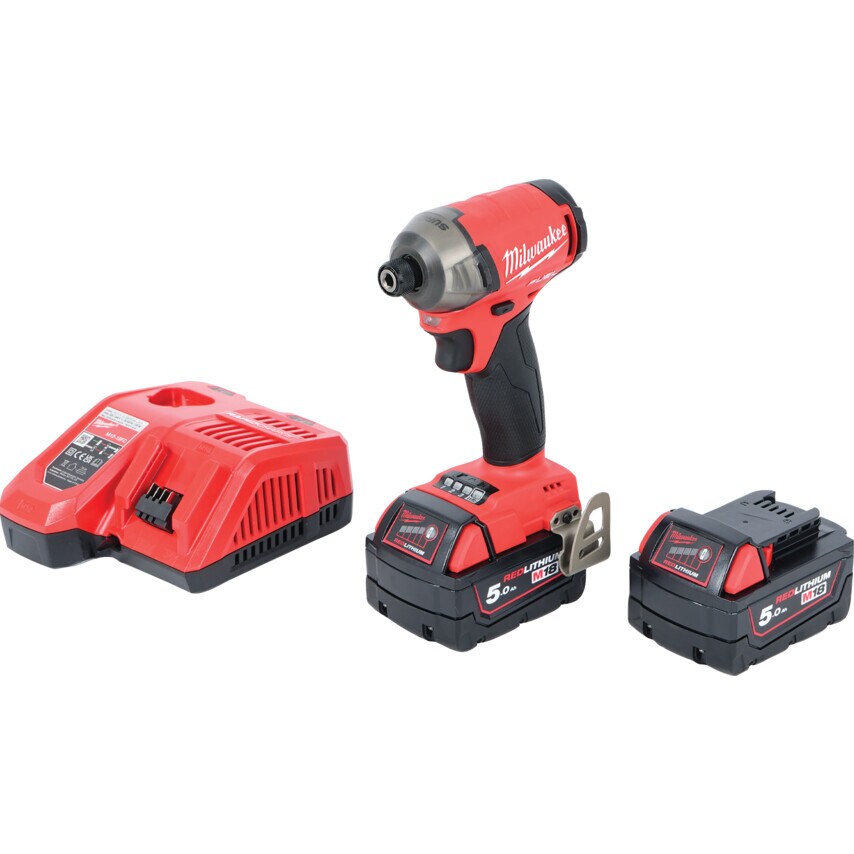 M18 Fuel Surge Hydraulic Impact Driver Kit (2x5.0AH Batteries)
