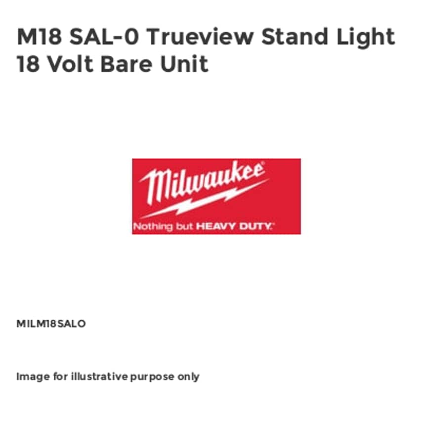 M18 SAL-0 Trueview Stand Light 18 Volt Bare Unit