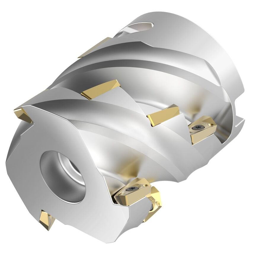 M1H63T3R75A27S90ED14C12 Helical Shell Mill D=63 Z=3