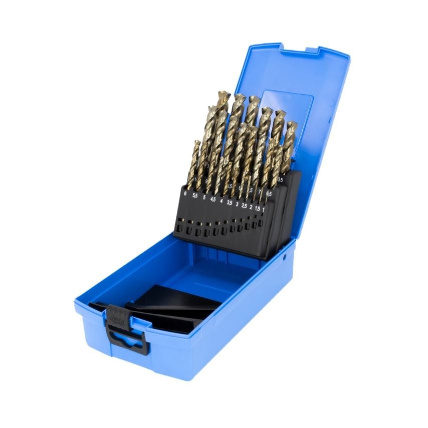 M25 HSCo DIN338 Super Elite Drill Set 1.0MM - 13.0MM X 0.5MM