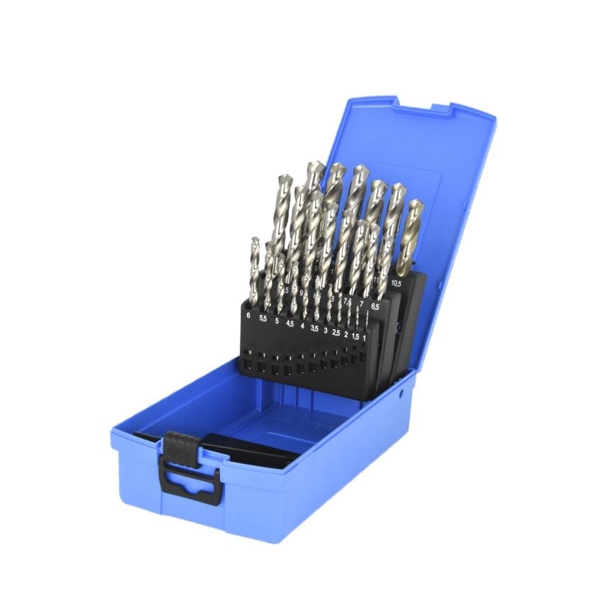 M25 HSS DIN338 BF Drill Set 1.0MM - 13.0MM X 0.5MM